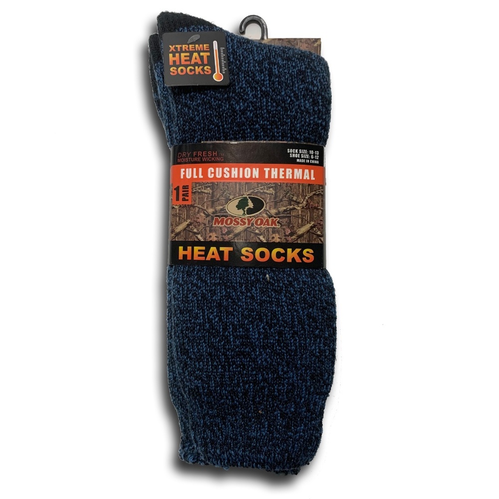 Mossy Oak Full Cushion Thermal Heat Socks. 1 Pair. - Picture 4 of 8